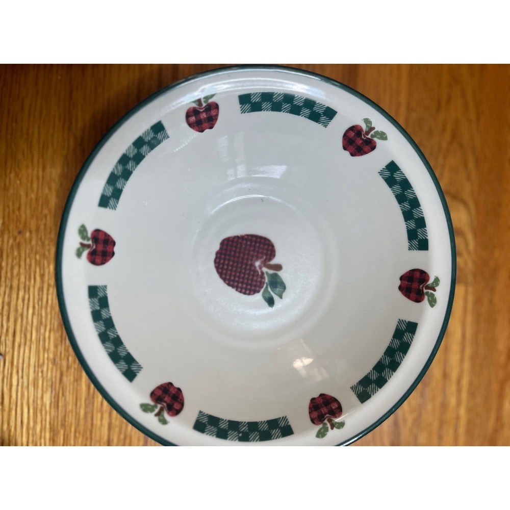 International China Applejack Soup Cereal Bowls Ingleman Design Stoneware Set 2